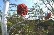 Rose Cottage sign - detail