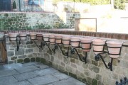 Cowdray estate Plant pot holders for courtyard wall